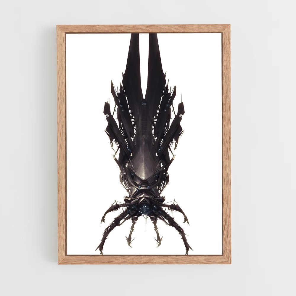 Poster L'Enigme de l'Extraterrestre – affiche Mass effect (vue 4)